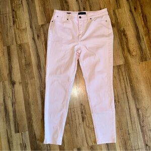 Talbots Simply Flattering 5-Pocket Women's Light Pink Jeggings Size 12